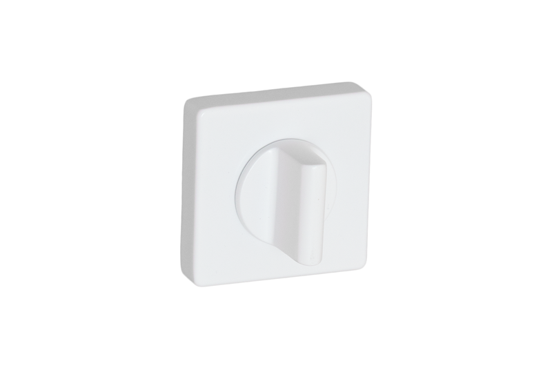 Дверний вороток фіксатор Білий Матовий