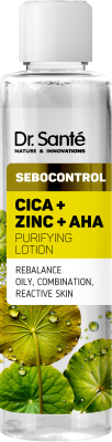 Очищуючий лосьйон Dr. Sante Sebocontrol Цика + Цинк + АНА 200 мл