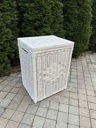 Кошик для білизни з лози з висотою білий 62cm Арт.544.1 білий, фото 1