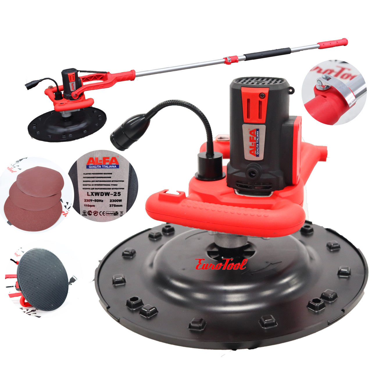 Шліфувальна машина для стін та стелі LEX LXDWD25, фото 1