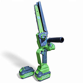 Акумуляторна ручна ланцюгова пила GRÖSSER GCS832 (3.0 Аг х2, зарядний пристій)