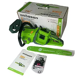 Акумуляторна ланцюгова пилка Grosser GCS 140 (Каркас)