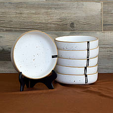 Сервіз із керамічного посуду Ardesto Midori, білий 24 предмети, фото 4