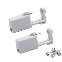 Пістолет для проколу вух одноразовий з сережками 2шт, набір для пірсингу