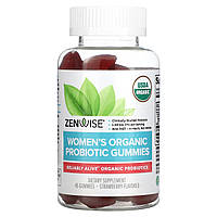 Zenwise Health, Women's Organic Probiotic Gummies, Strawberry, 45 Gummies
