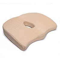 Ортопедична подушка з ефектом пам'яті для водіїв, офісних працівників Бежевий