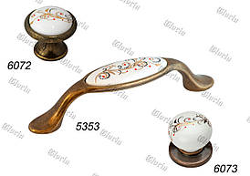 Ручки кераміка бронза - лоза