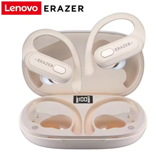 Lenovo ERAZER Навушники XT60 Bluetooth 5.3 бездротові навушники Кнопка керування Зменшення шуму Вушні гачки Водонепроникні