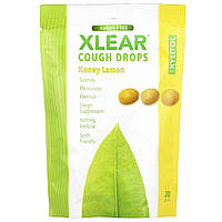 Xlear, Льодяники проти кашлю з ксилітолом, без цукру, мед і лимон, 30 крапель