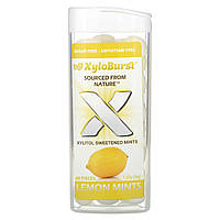 Xyloburst, підсолоджені ксилітолом м'ятні цукерки, зі смаком лимона, 60 шт., 36 г (1,27 унції)