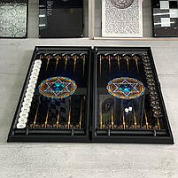 Нарди скляні Зірка Давида 61×27×5 см подарункові, фото 5