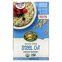 Nature's Path, Органічна вівсянка швидкого приготування, швидке приготування, 8 пакетиків, 320 г (11,3