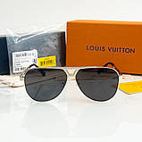 Сонцезахисні чоловічі окуляри авіатори LV1586 Lux, фото 2