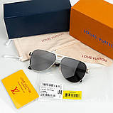 Сонцезахисні чоловічі окуляри авіатори LV1586 Lux, фото 3