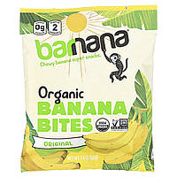 Barna, Органічні бананові шматочки, оригінальні, 40 г (1,4 унції)