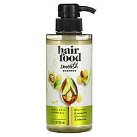 Hair Food, Smooth Shampoo, олія авокадо та аргани, 300 мл (10,1 рідк. Унції)