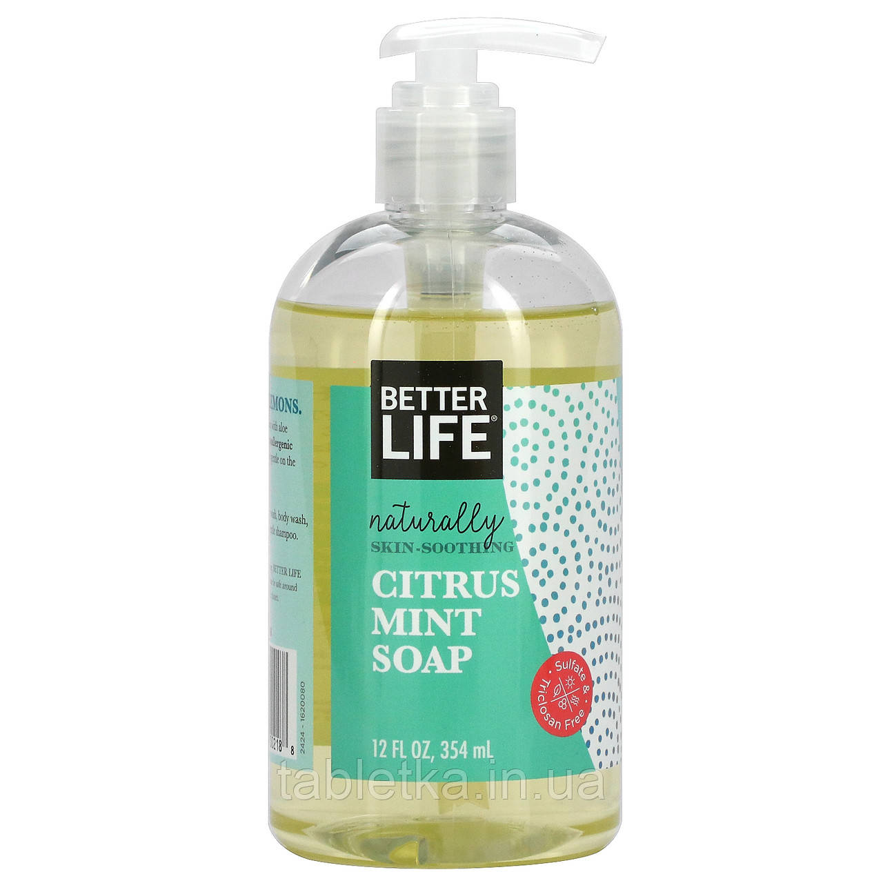 Better Life, натуральне заспокійливе мило, цитрусова м'ята, 354 мл (12 рідк. Унций)