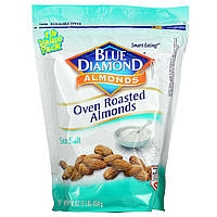 Blue Diamond, обсмажений у духовці мигдаль, морська сіль, 454 г (16 унцій)