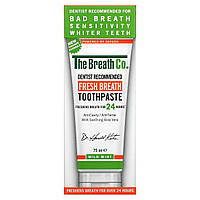 TheBreathCo., Зубна паста Fresh Breath, м'яка м'ята, 75 мл