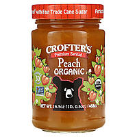 Crofter's Organic, Органічний спреда преміальної якості, персик, 468 г (16,5 унції)