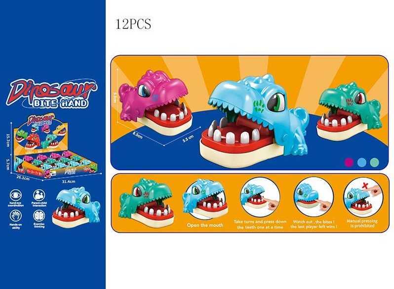 Зубастик X 023-75 C ЦІНА ЗА 12 ШТУК В БЛОЦІ, механічний, довжина - 8,5 см