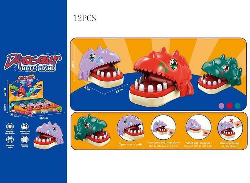 Зубастик X 023-76 C ЦІНА ЗА 12 ШТУК В БЛОЦІ, механічний, довжина - 8,5 см