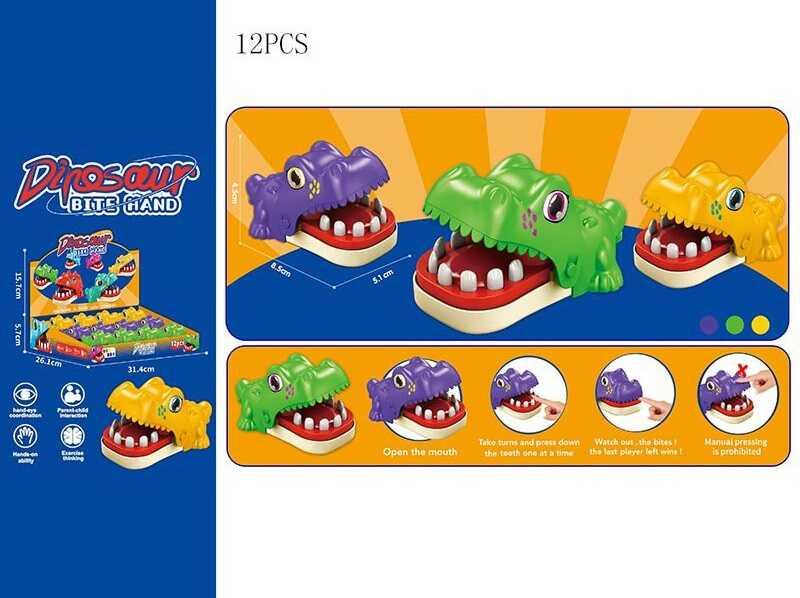 Зубастик X 023-77 C ЦІНА ЗА 12 ШТУК В БЛОЦІ, механічний, довжина - 8,5 см