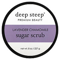 Deep Steep, Цукровий скраб, лаванда та ромашка, 227 г (8 унцій)