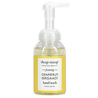 Deep Steep, Пінка для миття рук, грейпфрут і бергамот, 237 мл (8 рідк. Унций)
