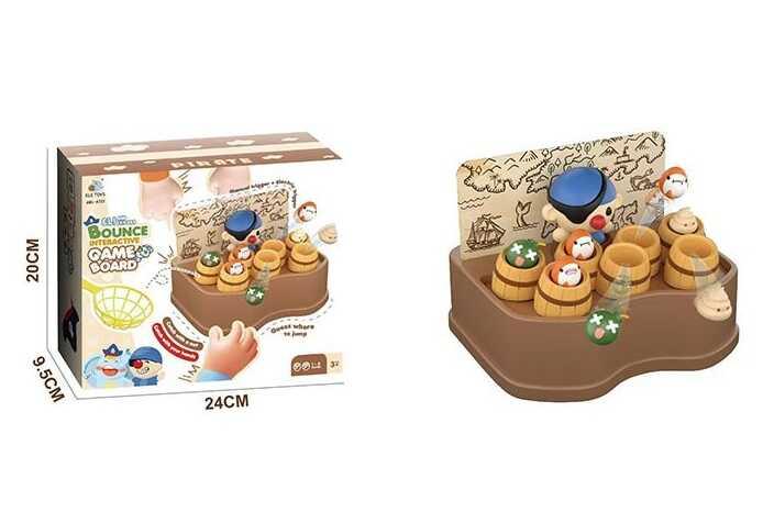 Гра 685-47 XY “Пірати”, на батарейках, музика, автоматичний та механічний принцип роботи, сачки, фігурки, наліпки