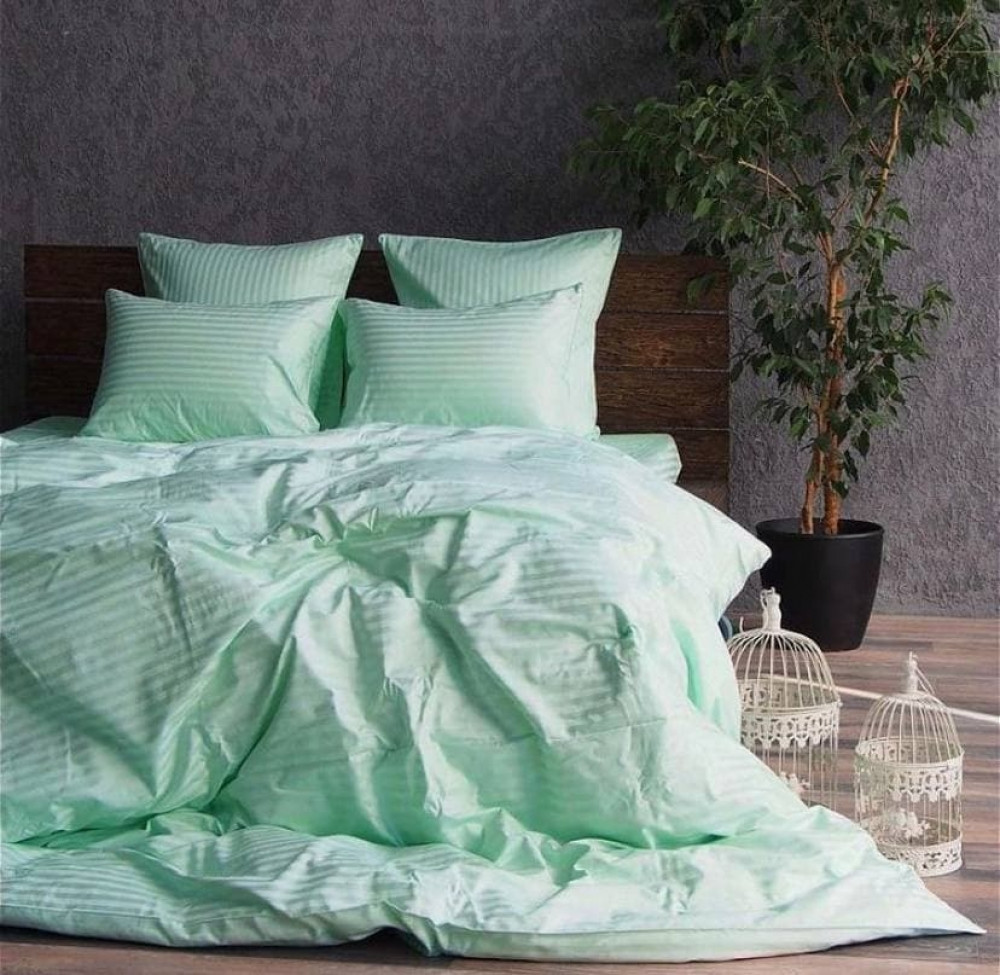 Комплект Stripe LUX LIGHT MINT 1/1см Комфорт текстиль