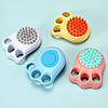 Масажна щітка для кота + Резервуар для шампуню, Колір Рандом / Щітка для купання тварин / Гребінець для котів, фото 2