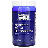 Swanson WIO, Nighttime Herbal Decompress, 30 капсул Дніпр