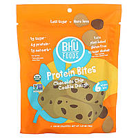 BHU Foods, Protein Bites, тісто для шоколадного печива, 6 шматочків, 25 г (0,88 унції)