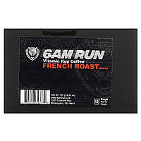 6AM Run, Vitamin Kup Coffee, французьке обсмажування, темний, 12 порційних чашок, 120 г (4,23 унції) Дніпро