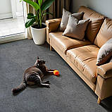 Плитка ковролінова з TPR основою багаторазова темно-сіра 300х300х4мм SW-00002801, фото 5