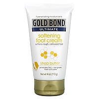 Gold Bond, Ultimate, пом'якшувальний крем для ніг, олія ши, 113 г (4 унції)