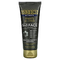 Gold Bond, Ultimate, незамінний чоловічий лосьйон для обличчя 5 в 1, SPF 15, 93 г (3,3 унції)