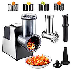 М'ясорубка електрична 1000Вт + Овочерізка + 7 насадок, від мережі, Hoffmans HM-277 / Електром'ясорубка