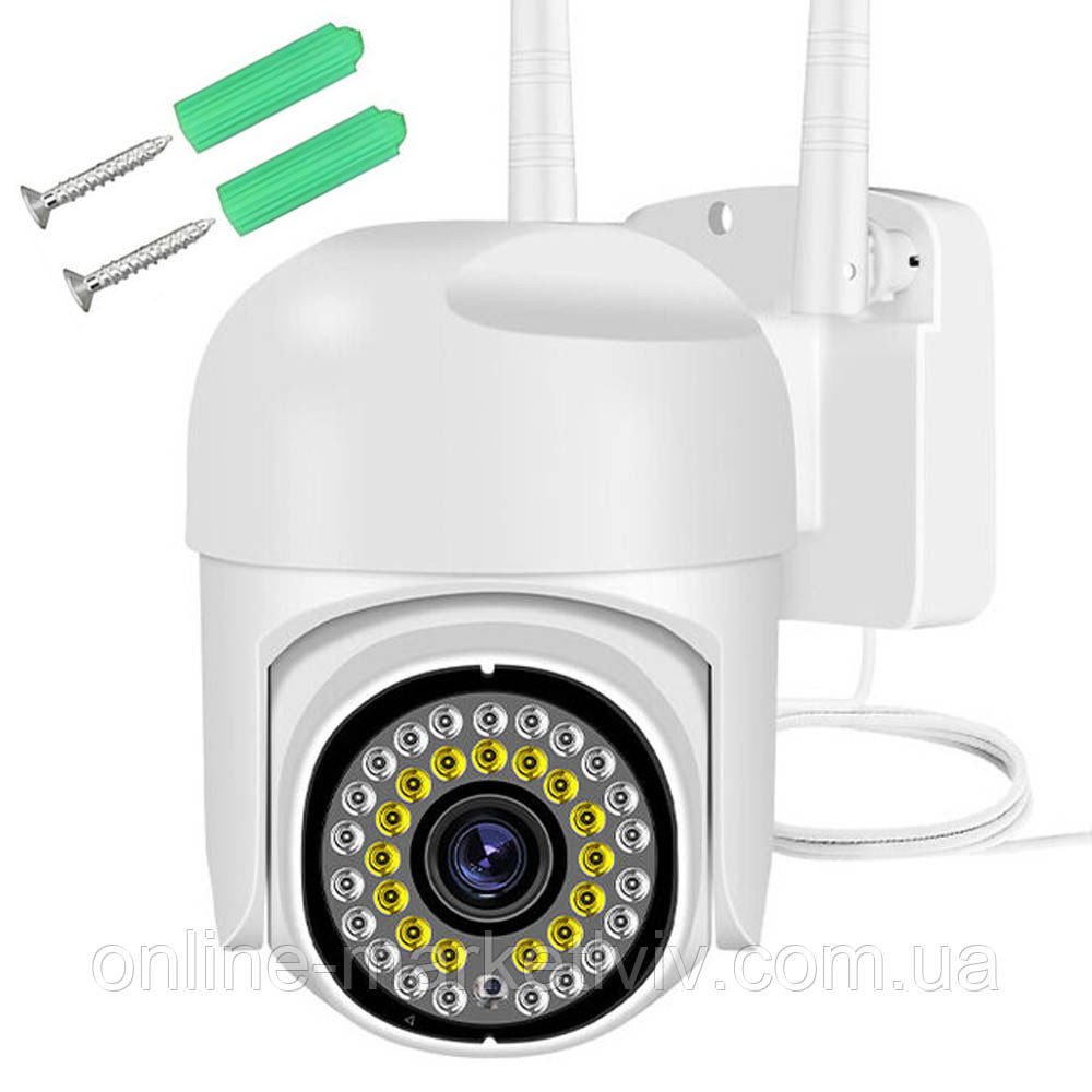 WiFi камера відеоспостереження 5MP / Вайфай камера вулична / Поворотна IP камера спостереження, фото 1