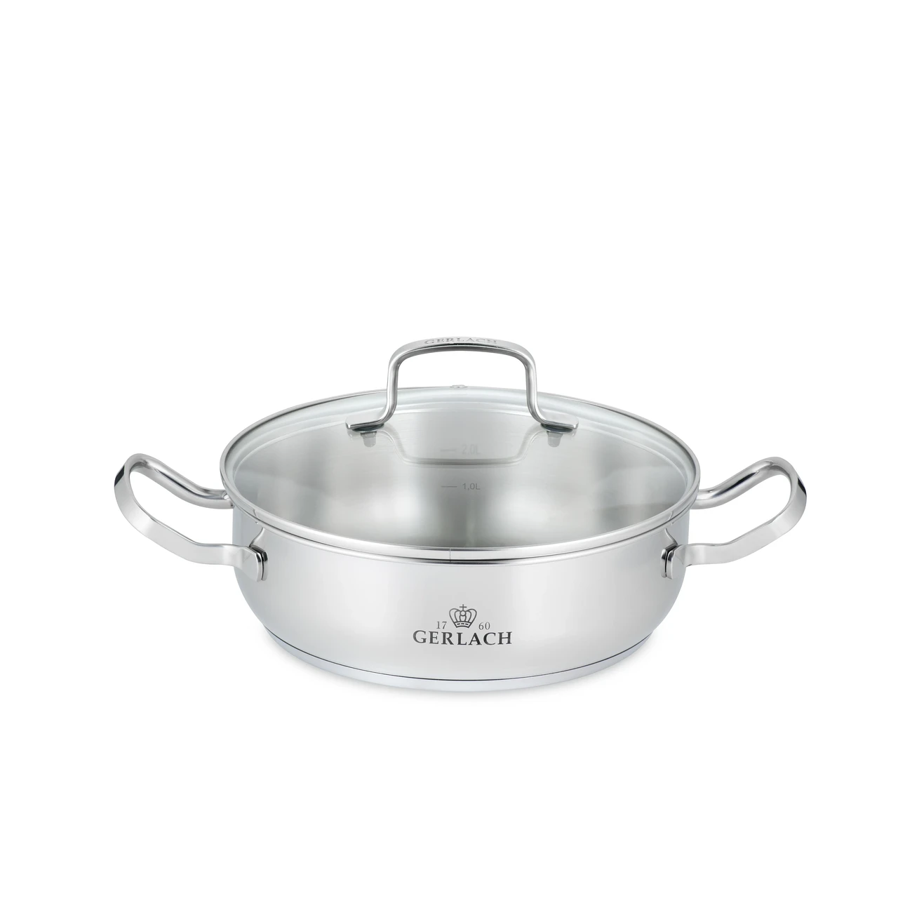 Каструля з кришкою 24 см 2 л Gerlach Simple (5901035499829)