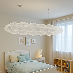 Люстра підвісна Хмаринка світлодіодна Artlight 5W до 5 кв.м колір Білий YDD1500/650