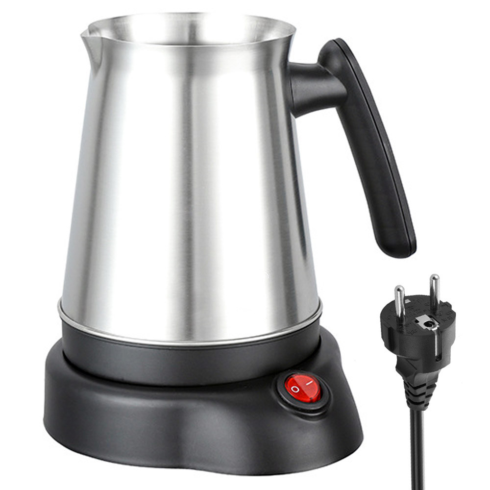 Електрична турка 800мл, 600Вт Sokany SK-09044 / Електротурка з нержавіючої сталі / Електрична кавоварка, фото 1