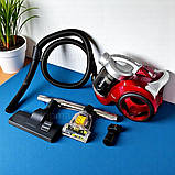 Пилосос контейнерний Rainberg Rainberg 3500 Вт на 3.5 л з турбощіткою і телескопічною трубою для сухого прибирання, фото 7