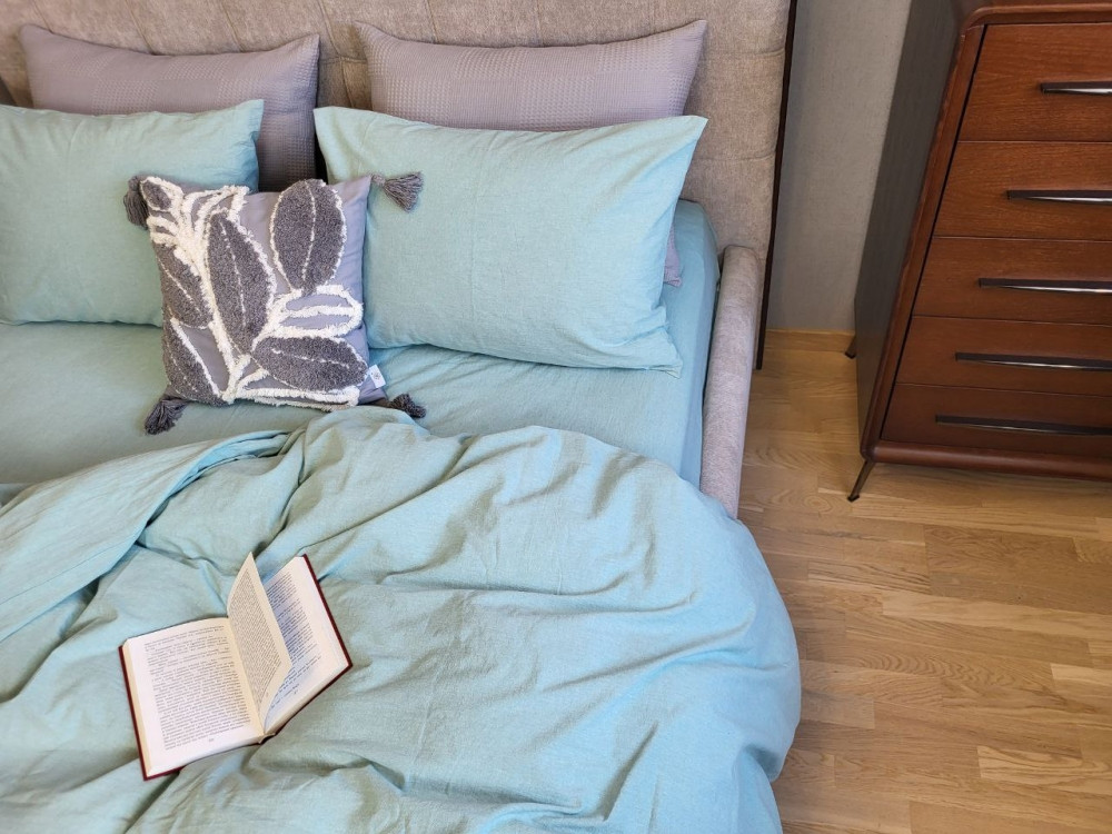 Cyan, Washed Cotton W1291 (Сімейний)