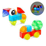 Конструктор магнітний 34 деталі зі світлом 2203, фото 3