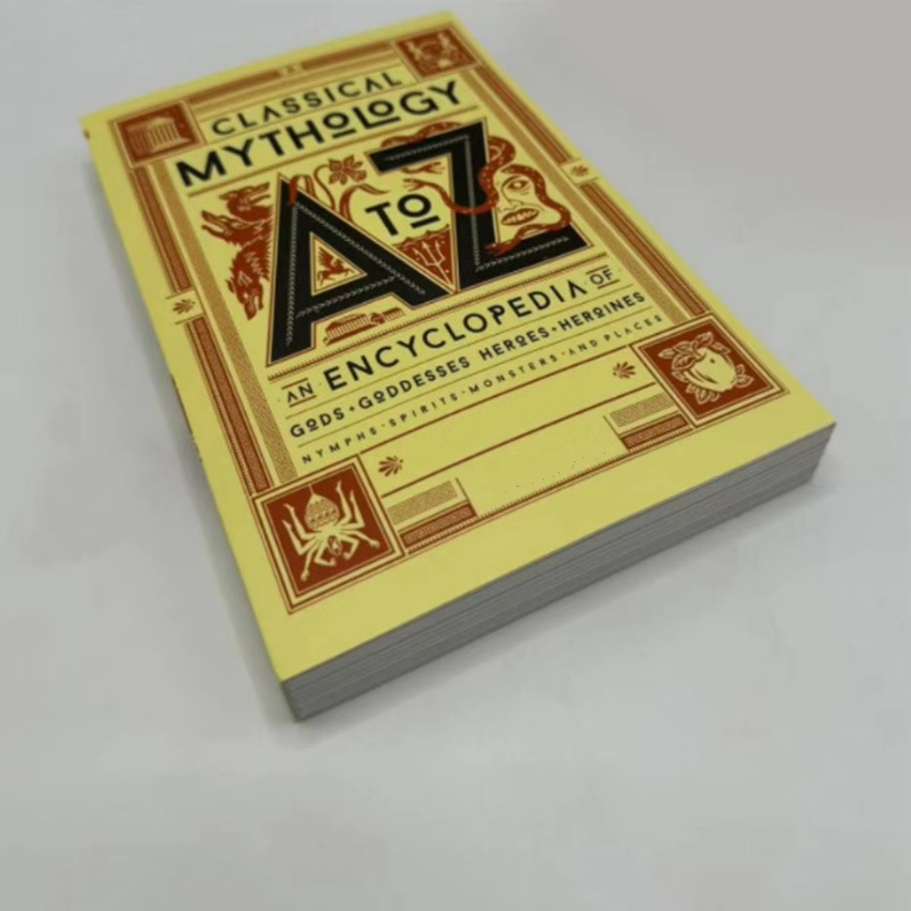 Classical Mythology A To Z Book An Encyclopedia Of Gods & Goddesses Heroes And Heroines Nymphs Spirits  (англ), фото 1