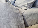 Простирадло 145х220см Washed Cotton варена бавовна Silver Moonlight, фото 3