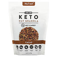 NuTrail, Гранола с кето орехами, какао, 312 г (11 унций)