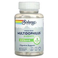 Solaray, Ліофілізований мультидофільний пробіотик, 3 млрд КУО, 180 рослинних капсул Дніпро